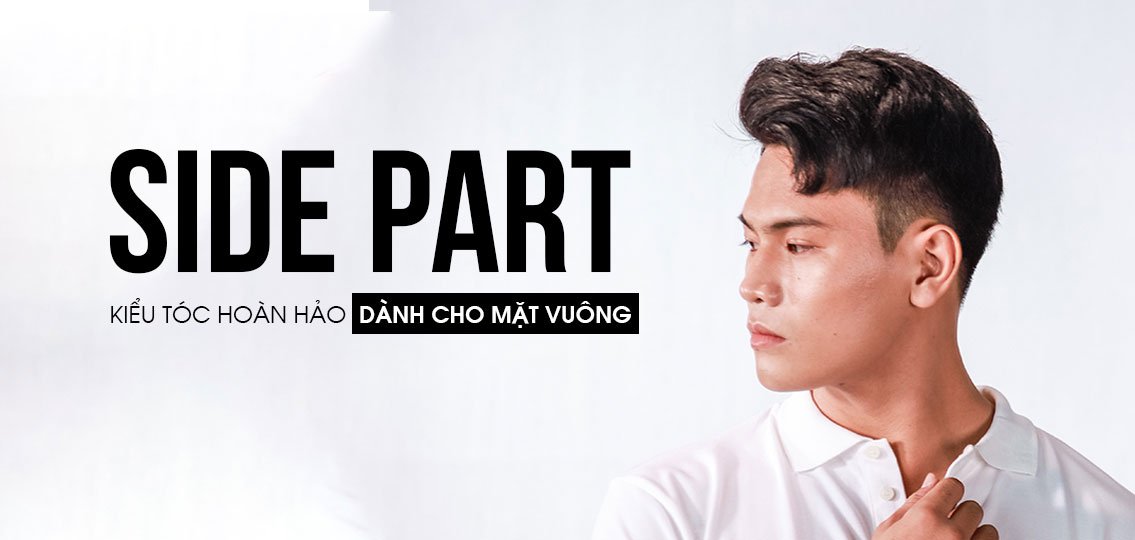 Mặt Vuông Chắc Chắn Phải Để Side Part Vuốt Rủ